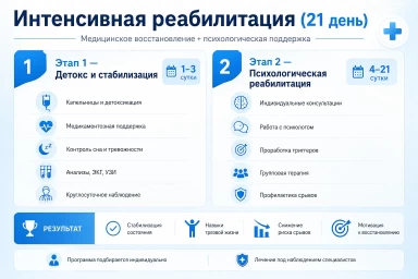 Реабилитация за 21 день в Чистополе